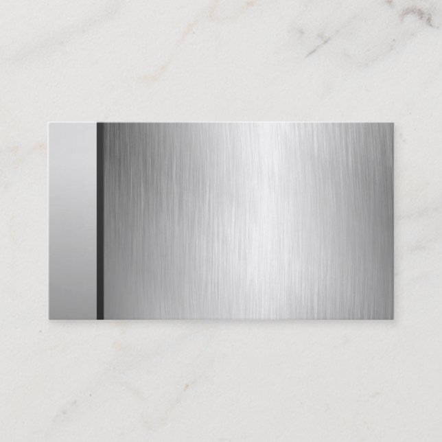 Yrkesmässiga silvervisitkortar visitkort (Framsida)