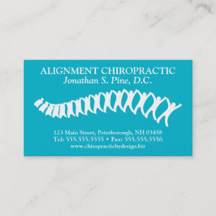 Yrkesmässiga standarda Chiropracticvisitkortar Visitkort
