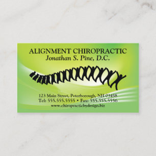 Yrkesmässiga standarda Chiropracticvisitkortar Visitkort