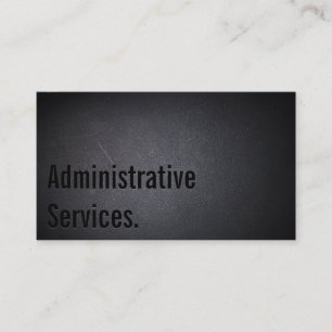 Yrkesmässigt administrativt servar visitkorten visitkort