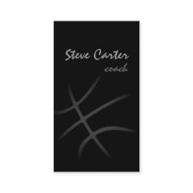 Yrkesmässigt baskettränare-/spelarekort