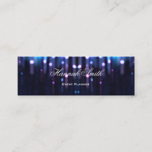 Yrkesmässigt elegantt modernt lyxigt glitter mini visitkort