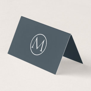 Yrkesmässigt Monogramelegantkol Visitkort