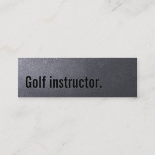 Yrkesmässigt mörkt minsta för Golfinstruktör Mini Visitkort