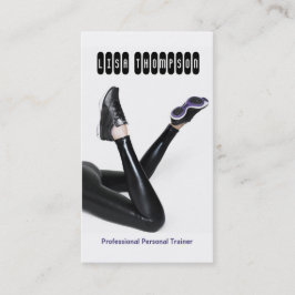 Yrkesmässigt personligt instruktör-/konditionkort visitkort