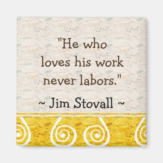 Yrkesmotivation - inspirerande magnet (Framsidan)