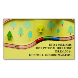 Yrkesterapeut på hemmabruk i Leksaker Magnetiska Visitkort