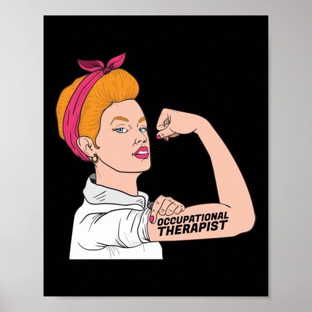 Yrkesterapeut Rosie the Riveter Poster (Framsidan)
