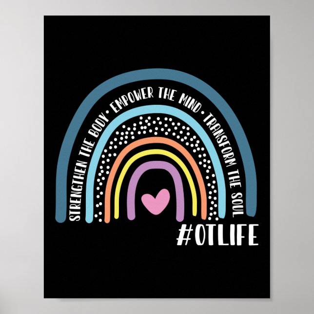 Yrkesterapeut stärker kroppens befogenheter poster (Framsidan)