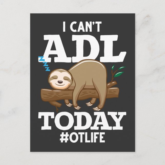 Yrkesterapeutisk ADL-behandling Vykort (Framsida)