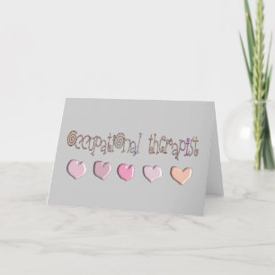 Yrkesterapeutisk HEARTS design Kort
