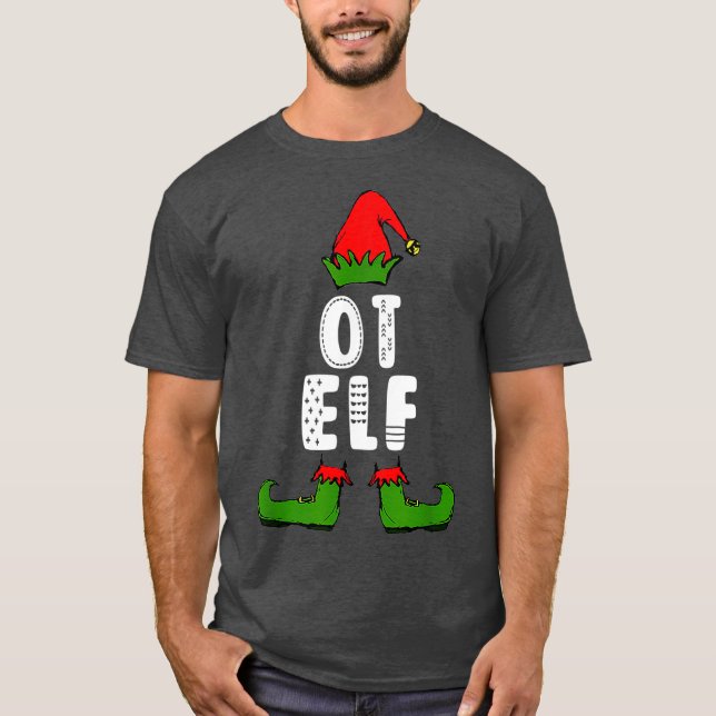 Yrkesterapeutisk jul Elf T Shirt (Framsida)