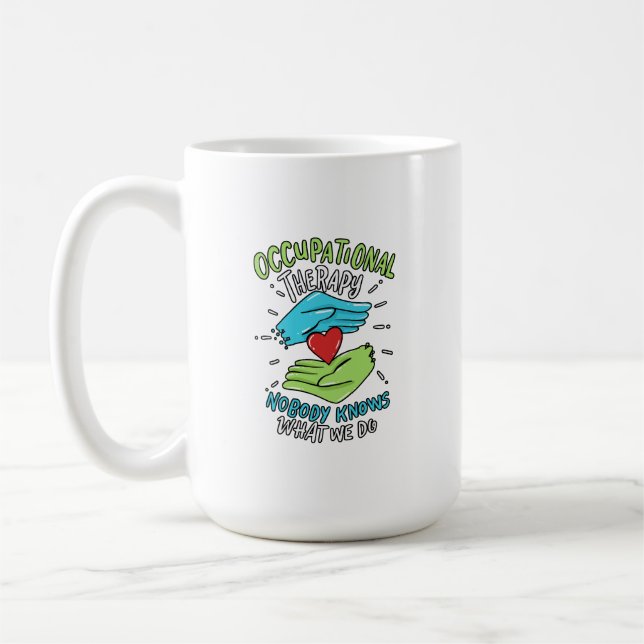Yrkesterapeutisk sjuksköterska kaffemugg (Vänster)