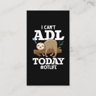 Yrkesterapi ADL Yrkesbehandling Visitkort