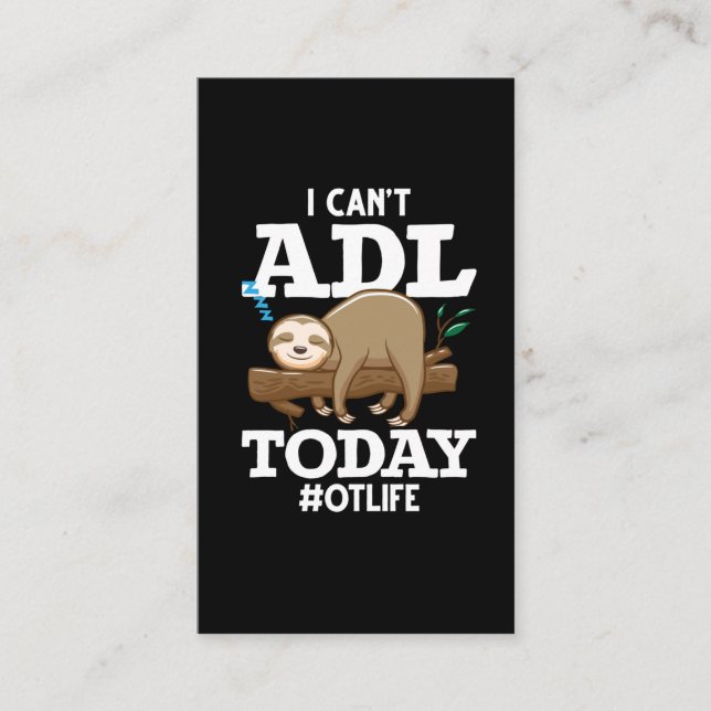 Yrkesterapi ADL Yrkesbehandling Visitkort (Framsida)