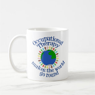 Yrkesterapi gör att World Go Round Kaffemugg