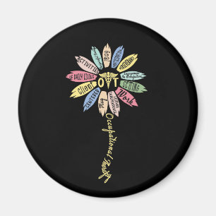 Yrkesterapi Inspire OT Månadsblomma Magnet
