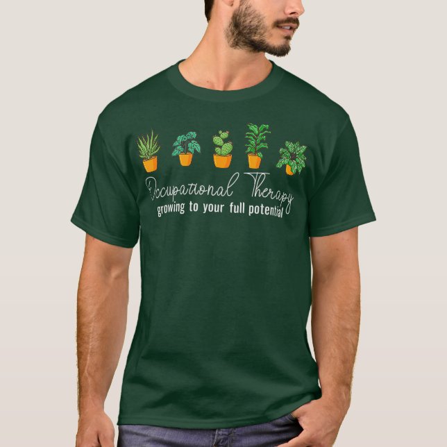 Yrkesterapi Lustig yrkesterapi T Shirt (Framsida)