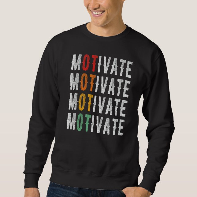 Yrkesterapi Motivate Health Professionals OT Lång Ärmad Tröja (Framsida)