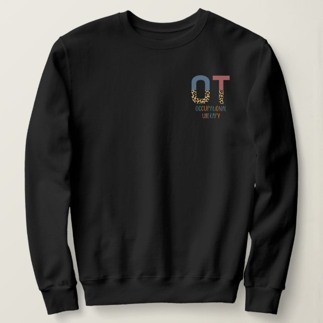 Yrkesterapi OT Cheetah Framtida OT-gåvor T Shirt (Design framsida)