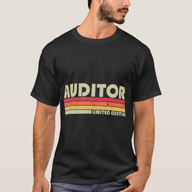 Yrkestitel för AUDITOR Funny Job Title Yrke Birthd T Shirt (Framsida)