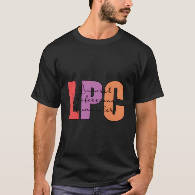 Yrkesverksam rådgivare Bästa LPC T Shirt (Framsida)