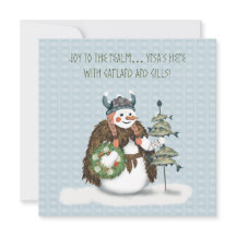Yrsa’s Tidings – Viking Snowwoman Christmas Card