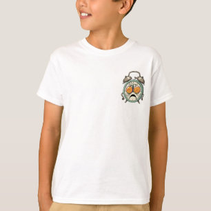 Yrsel Hypnotisk Retro Väckarklocka Barn T Shirt