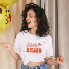 Yrselfesten Retro 70-tal Sjungning Av Brud T Shirt