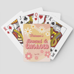 Yrselfrig och förlovad groovy tusenskönsfavoriter  casinokort