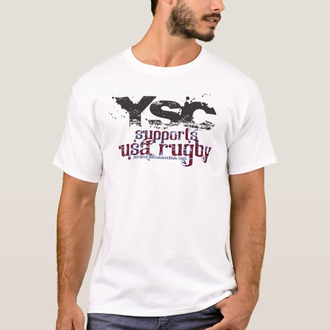 YSC stöttar USA vs Kanada - 6.27.2009 Tee Shirt (Framsida)