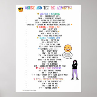 YSKTBN 1: Online- och textförkortningar Poster