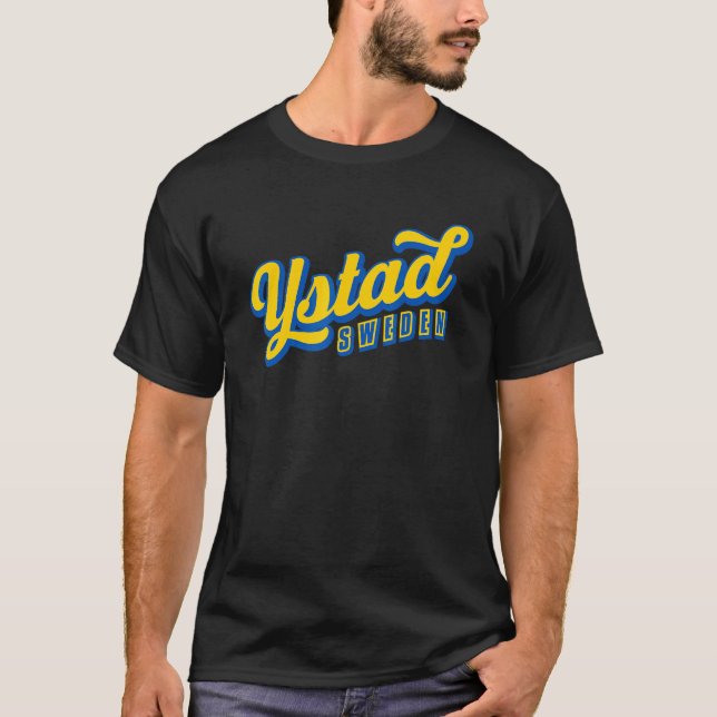 Ystad Sverige T Shirt (Framsida)