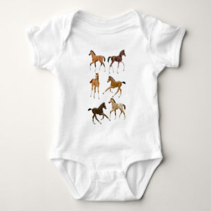 Yster hästfölbaby ett biet tee