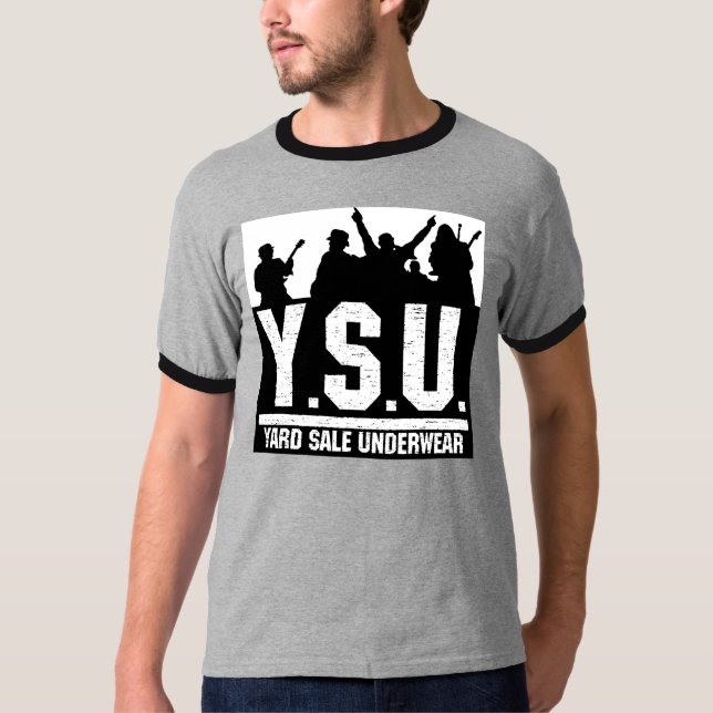 YSU-Silhouetteutslagsplats Tee Shirt (Framsida)