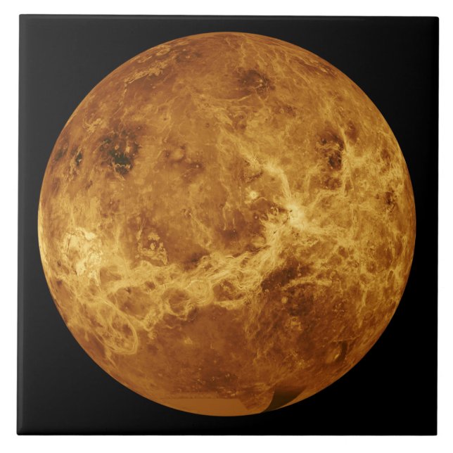 Yta i Planet Venus Kakelplatta (Framsidan)