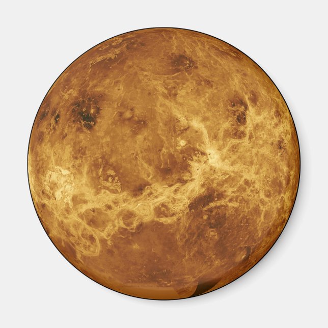 Yta i Planet Venus Magnet (Framsidan)