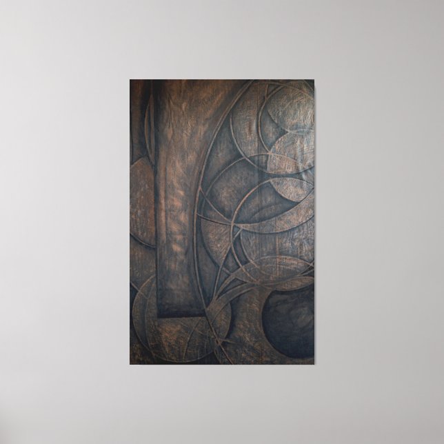 Yta (iteration 1) canvastryck (Framsida)