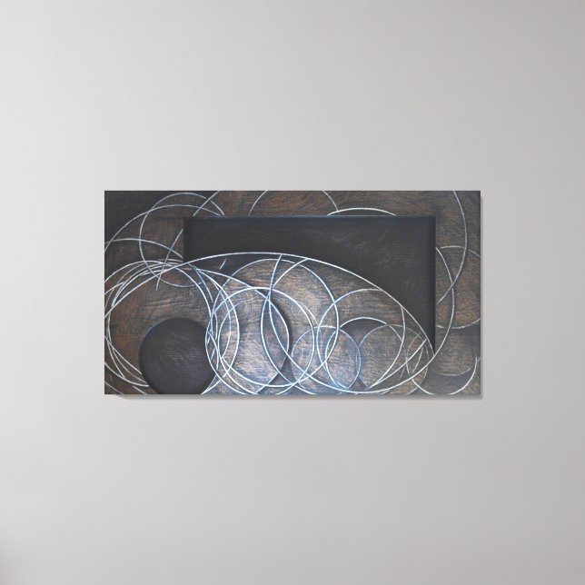 Yta (iteration 4) canvastryck (Framsida)