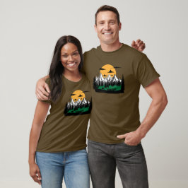 Yta och camping i bergsområden t shirt