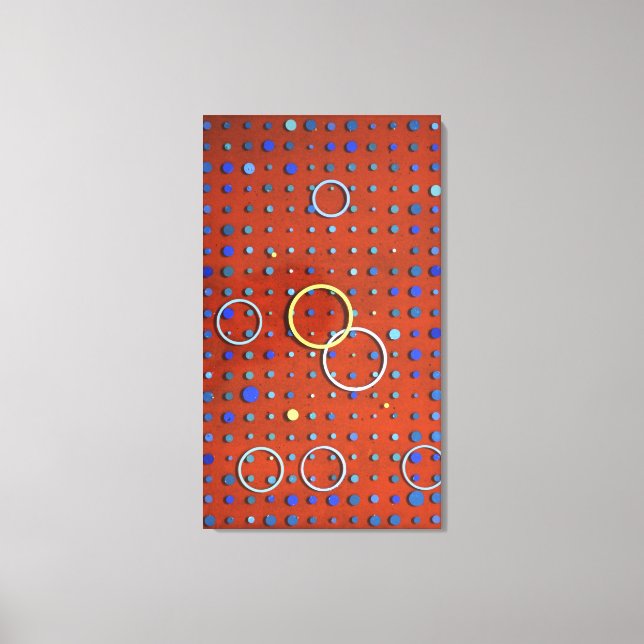 Yta (utanför rutnätet) #1 canvastryck (Framsida)