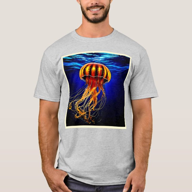 Ytan Glow Jelly Design T Shirt (Framsida)