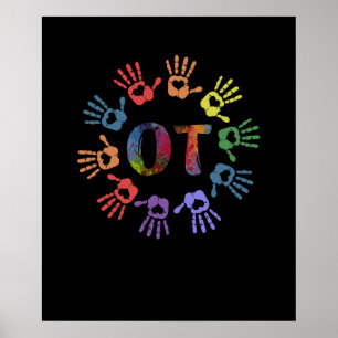 Ytbehandlingsgåva från Cute OT Händer Poster