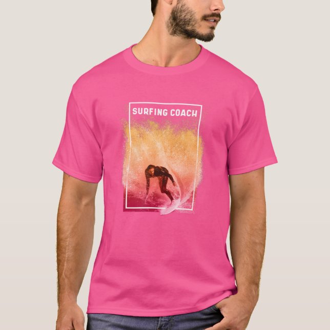 Ytcoachs Underbara surfarutformning T Shirt (Framsida)