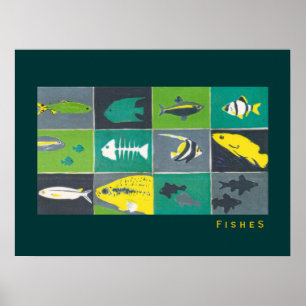 Ytfiskar av akvarium poster
