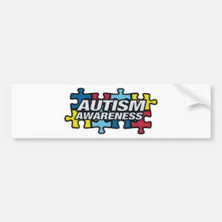 Ytism Awareness Puzzle Bumper Sticker Bildekal