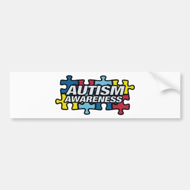 Ytism Awareness Puzzle Bumper Sticker Bildekal (Framsidan)