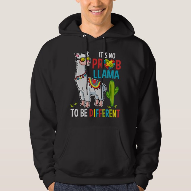 Ytism Awareness Puzzle Delar-design har en l Hoodie (Framsida)
