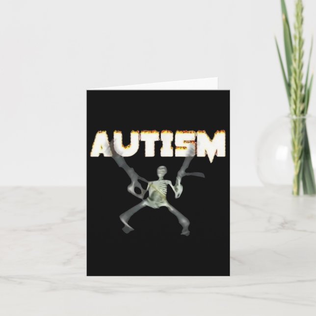 Ytism Awareness Skeleton - Stödjande grafik Kort (Framsida)