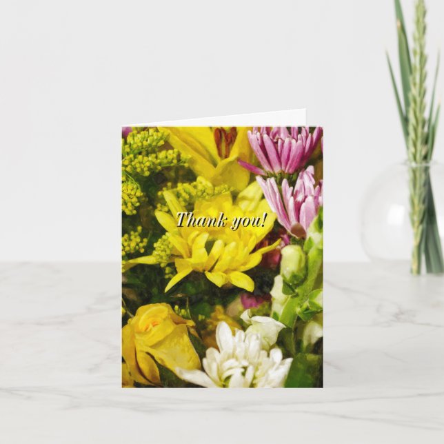 Ytkort för Cheer Painterly Tack Kort (Framsida)